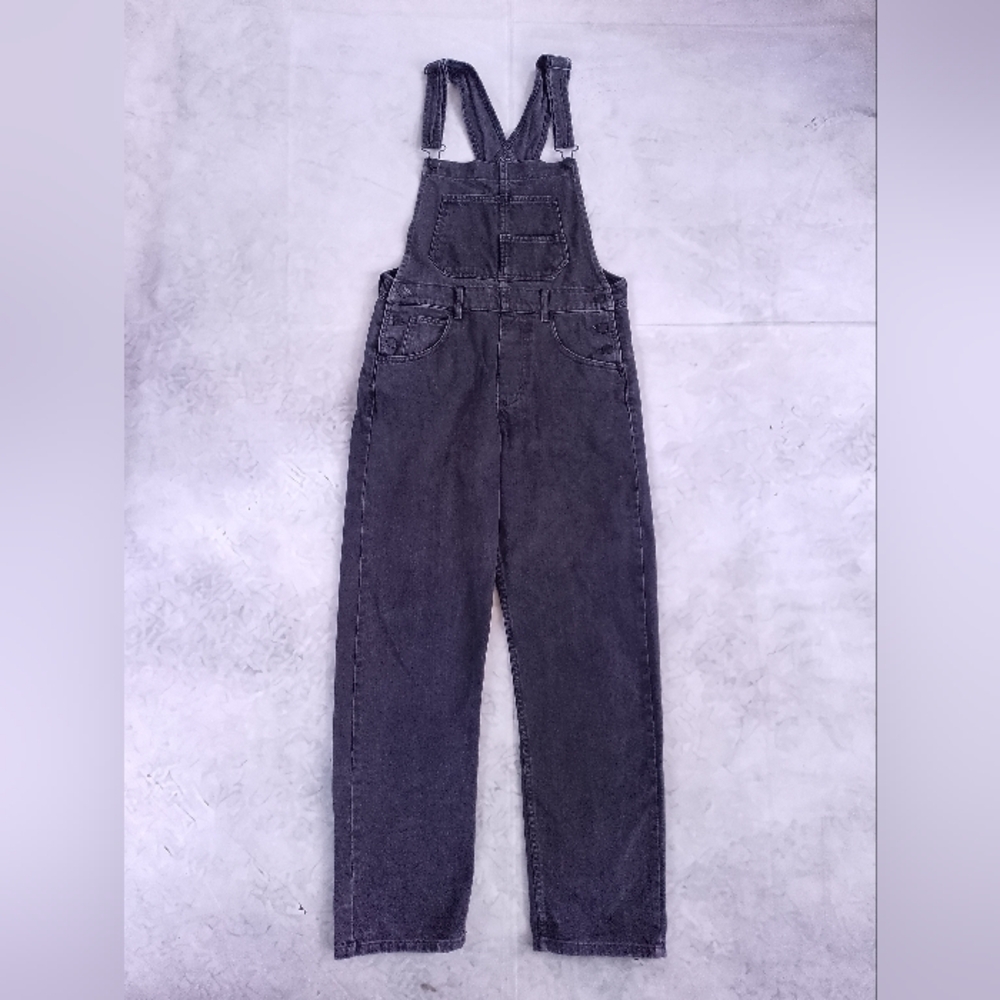 WE THE FREE BLACK Denim Overalls Workwear